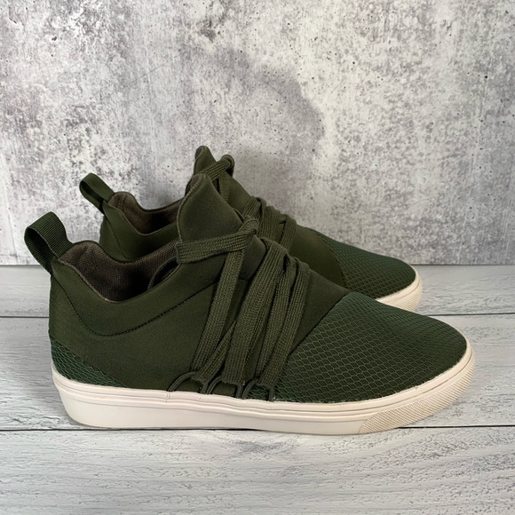 Steve Madden Shoes - Steve Madden Lancer Army Green Sneakers
